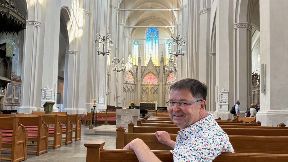 Leif Tennemann liebt die Atmosphäre in Kirchen