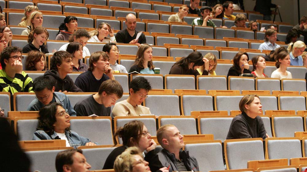 Eine Vorlesung an der Brandenburgisch-Technischen Universität Cottbus