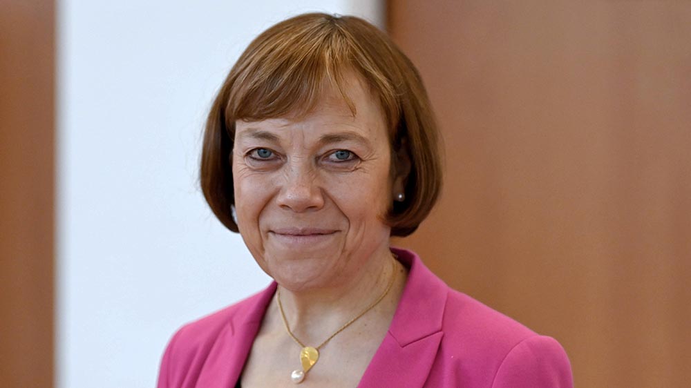 Annette Kurschus hat auf der Synode der Evangelischen Kirche von Westfalen gesprochen