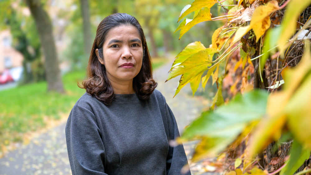 Autorin Sabal Phyu Nu in Nürnberg 