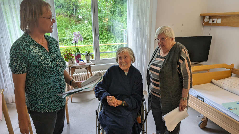 Jede Woche kommen Ehrenamtliche in die Einrichtung der Bruderhaus-Diakonie