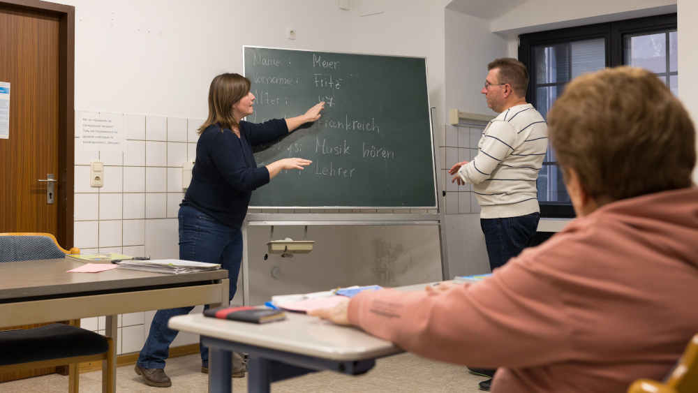 Im Martinihaus in Minden finden wöchentlich sechs Deutschkurse für Geflüchtete statt