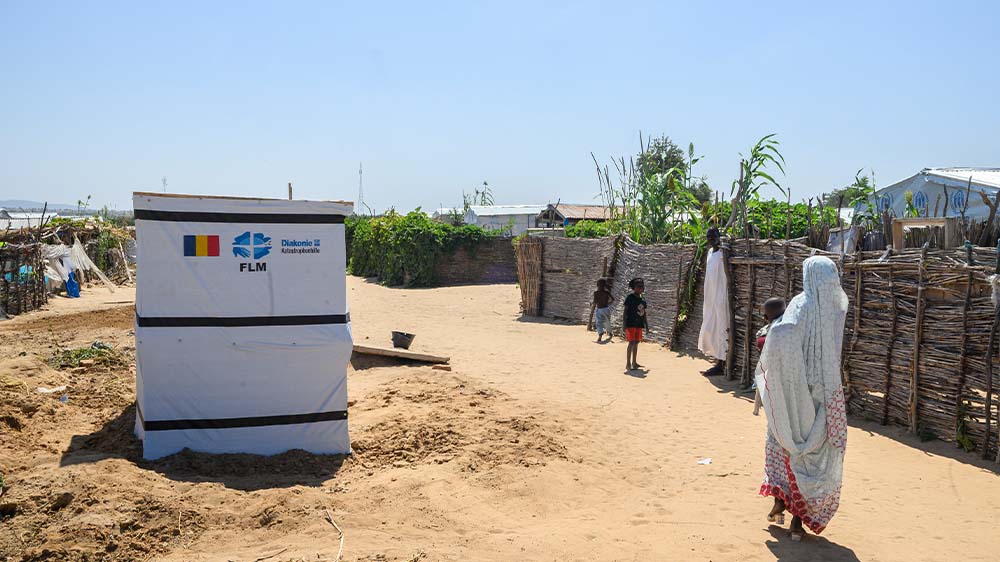 Latrinen verbessern die Hygienebedingungen in den Flüchtlingscamps