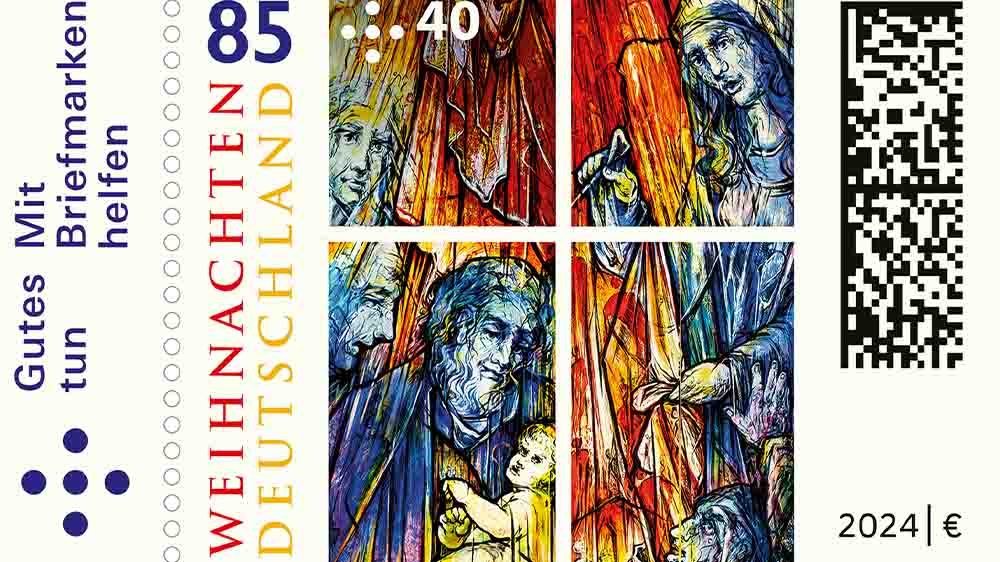 Die diesjährige Sonderbriefmarke zu Weihnachten