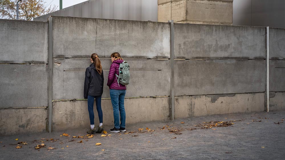 Die Mauergedenkstätte an der Bernauer Straße in Berlin erinnert an die Teilung Deutschlands