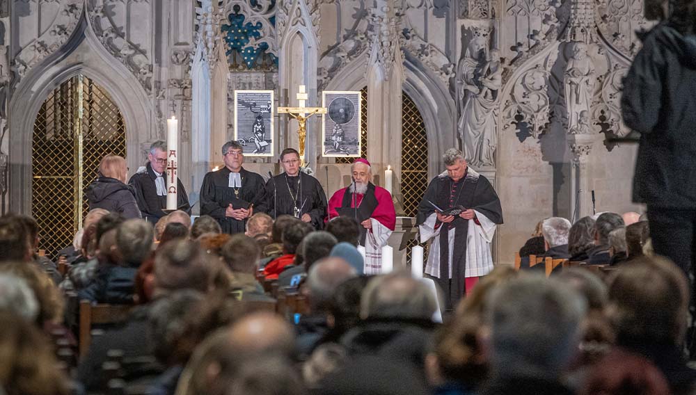 Ökumenischer Gedenkgottesdienst anlässlich des Anschlags auf dem Weihnachtsmarkt im Magdeburger Dom
