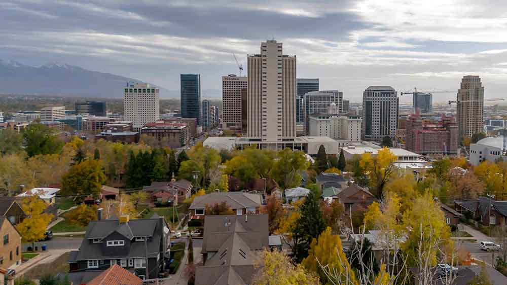 Salt Lake City im US-Bundesstaat Utah gilt als Hochburg der Mormonen