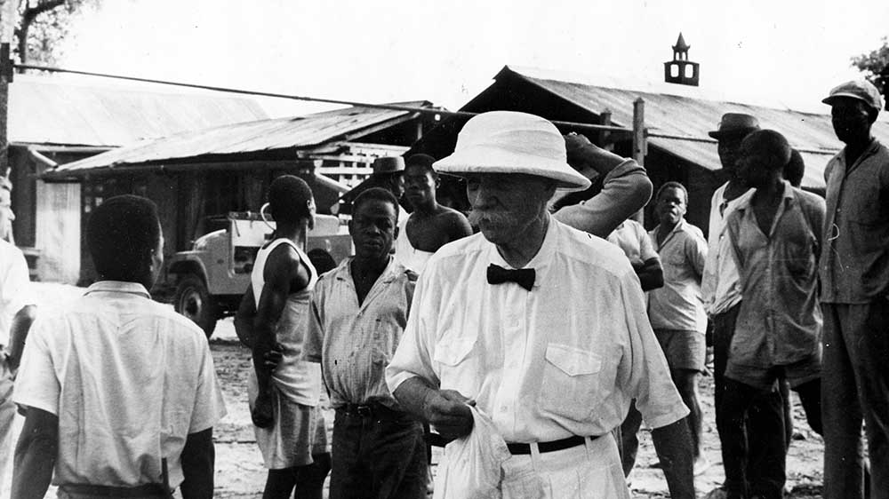 Albert Schweitzer im September 1965