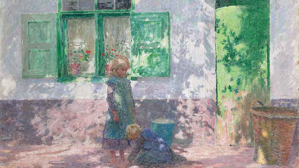 "Sonniger Tag" von Emile Claus (1895)
