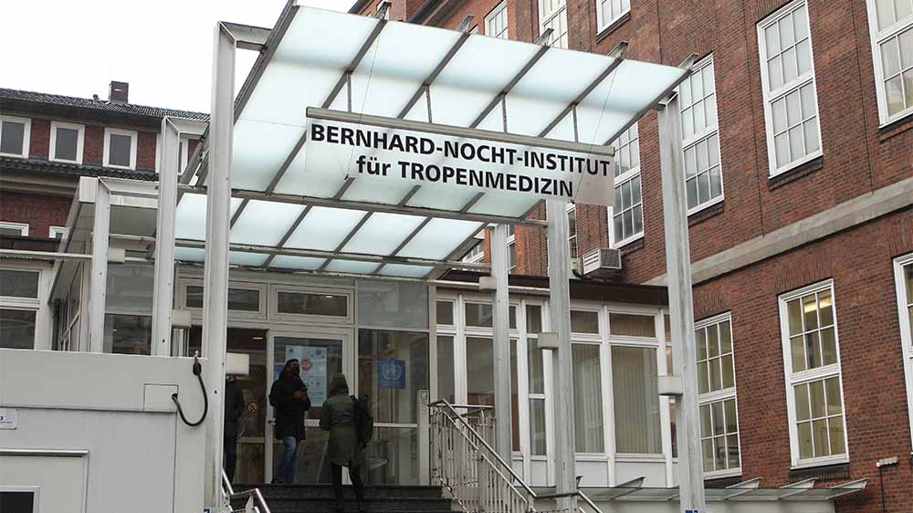 Das Bernhard-Nocht-Institut für Tropenmedizin in der Bernhard-Nocht-Straße 74