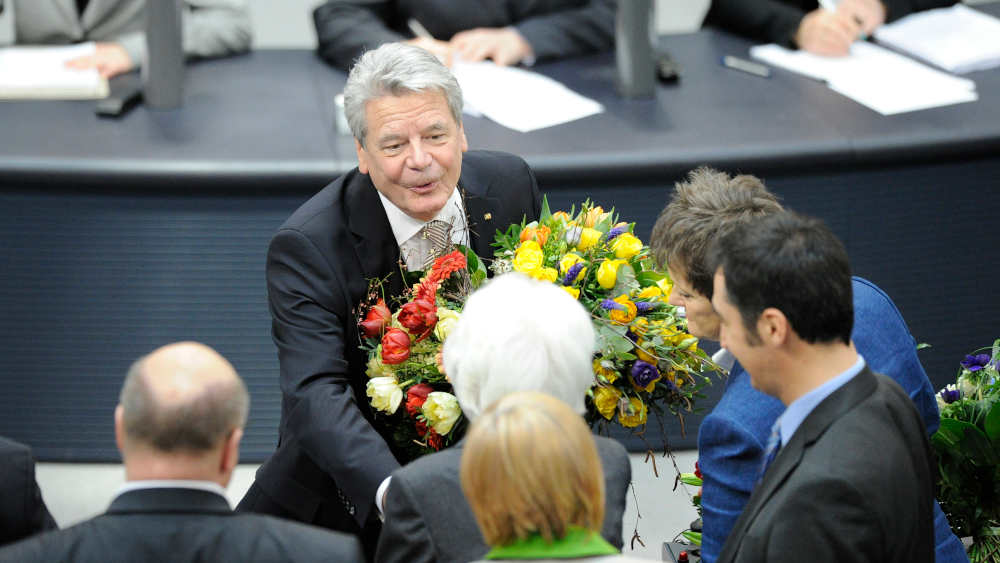 Am 18.3.2012 wird Joachim Gauck zum elften deutschen Bundespräsidenten gewählt