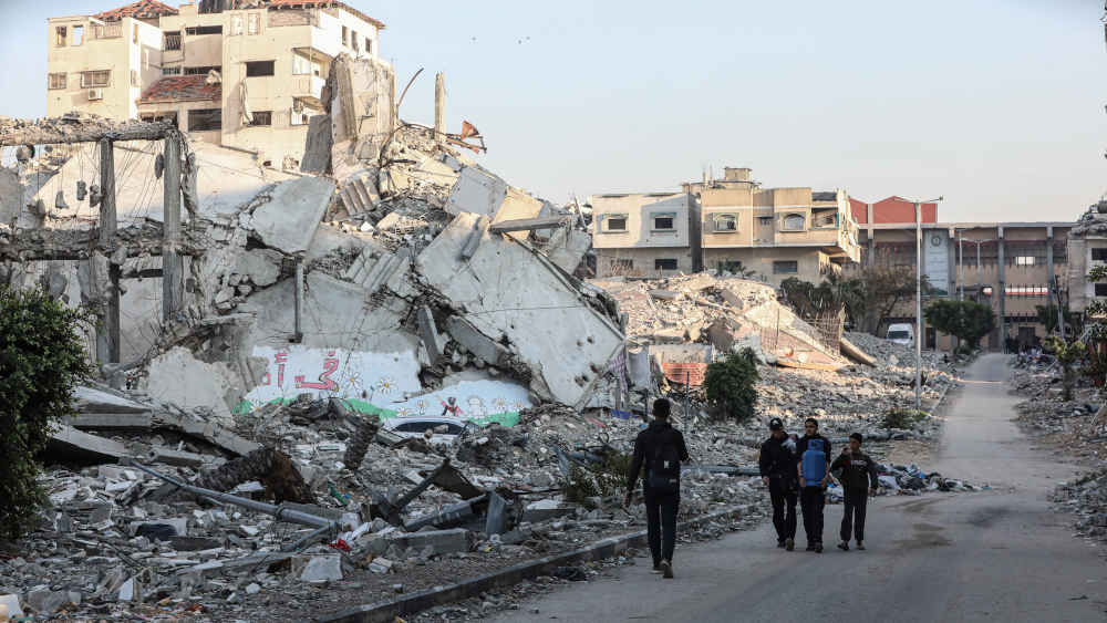 Handicap International hat in Gaza Aufklärungskampagnen gegen die Gefahr von Blindgängern gestartet