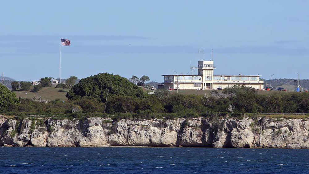 Das Gefangenenlanger Guantanamo auf Kuba