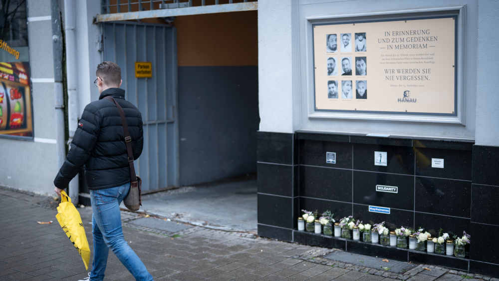 Gedenktafel am Tatort Heumarkt erinnert an den Anschlag in Hanau