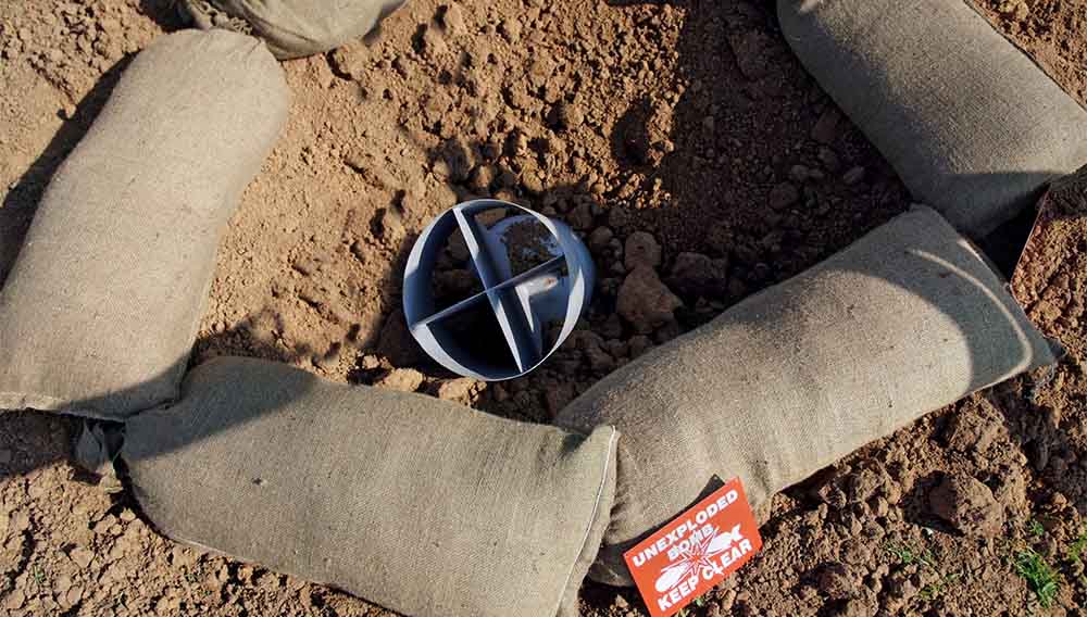 Die Gefahr in Syrien vor nicht explodierter Munition ist groß