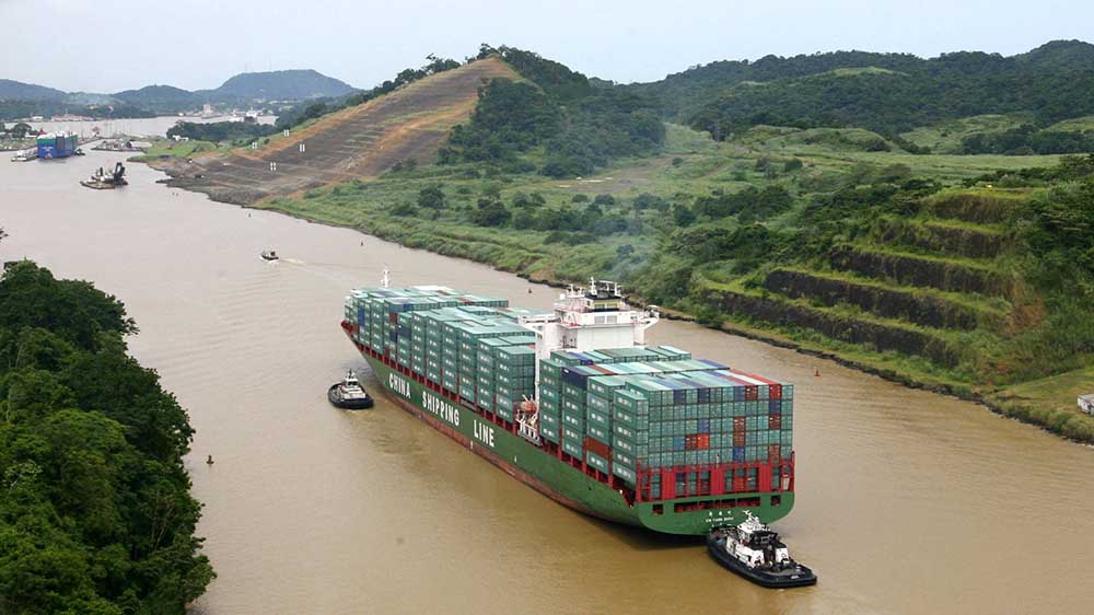 Auf den Panamakanal hat US-Präsident Donald Trump ein Auge geworfen