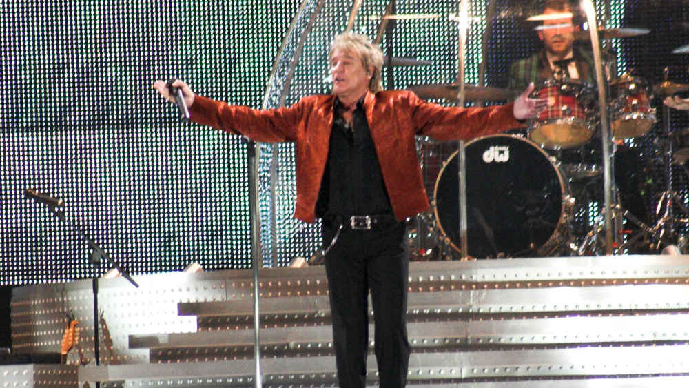 Rod Stewart live im Millennium Stadium in Cardiff (2017)