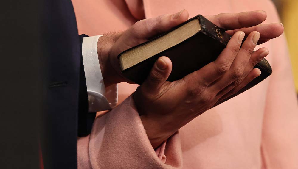 Die Bibel durfte nicht fehlen bei der Amtseinführung von Trump und Vizepräsident JD Vance