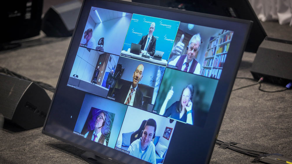 Synodentagungen fanden während der Pandemie mittels digitaler Videokonferenzen statt