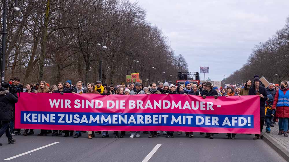 Image - Bundesweit Zehntausende bei Demonstrationen gegen Rechtsruck