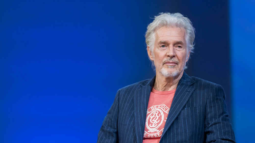 Autor Frank Schätzing auf der Buchmesse in Frankfurt am Main (Archivbild)