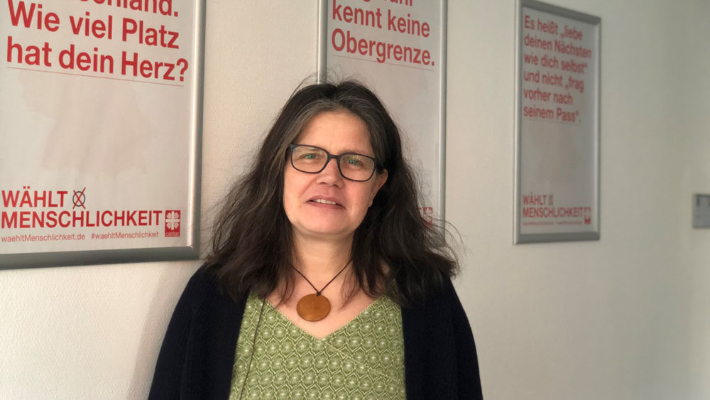 Unterstützt seit über 15 Jahren Menschen in Not: Mechthild Caritas von der Allgemeinen Sozialen Beratung der Caritas in Greifswald