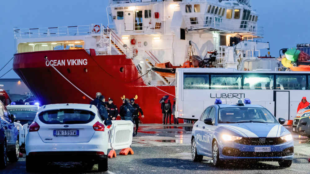 Das Rettungsschiff "Ocean Viking" der Organisation SOS Méditerranée (Archivbild)