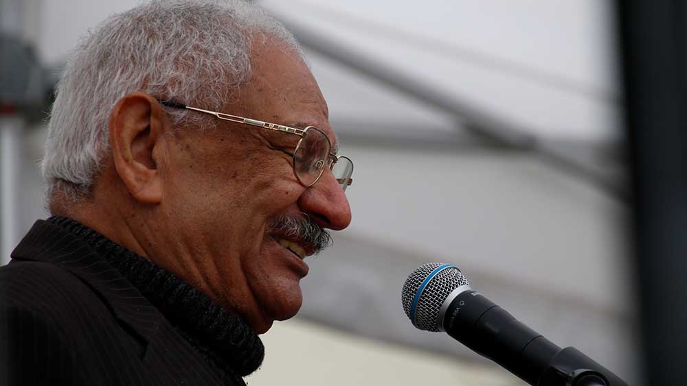 Tharwat Kades (1942-2025) beim Havelländischen Kirchentag im Land Brandenburg 2022