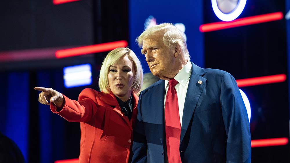 Gemeinsam auf der Bühne: Paula White und Donald Trump