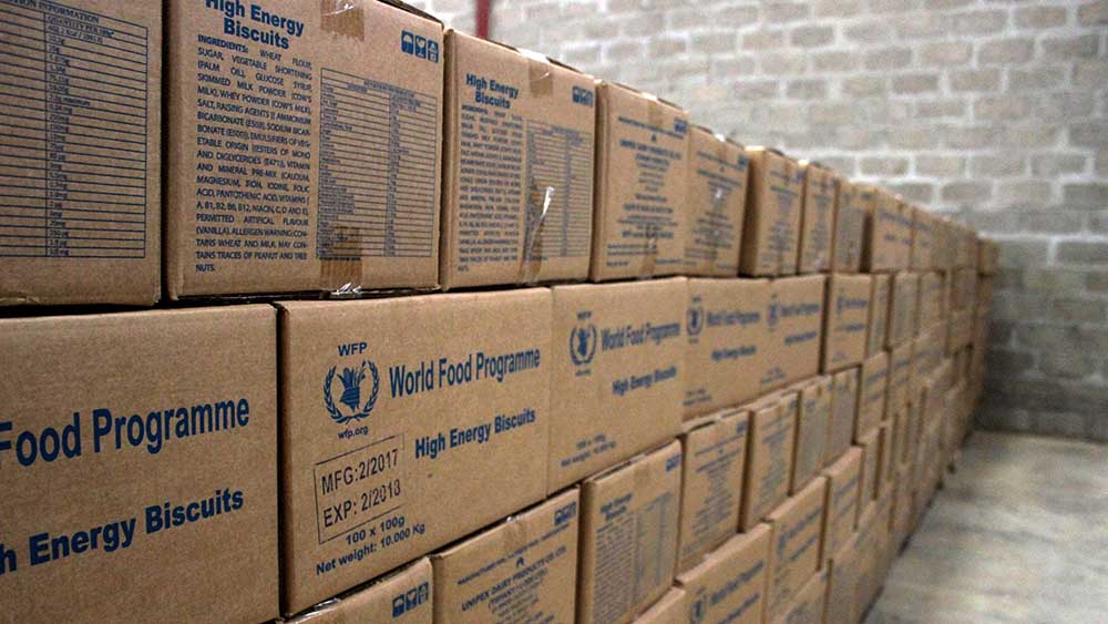 USAID liefert Lebensmittel in die ganze Welt, hier nach Uganda