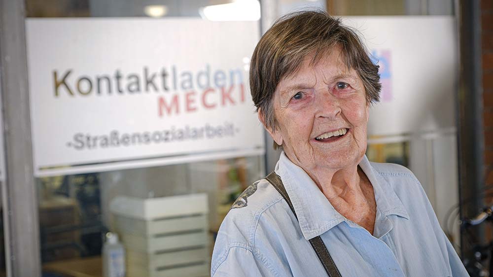 Annemarie Streit ist seit über 40 Jahren in der Wohnungslosenhilfe ehrenamtlich aktiv