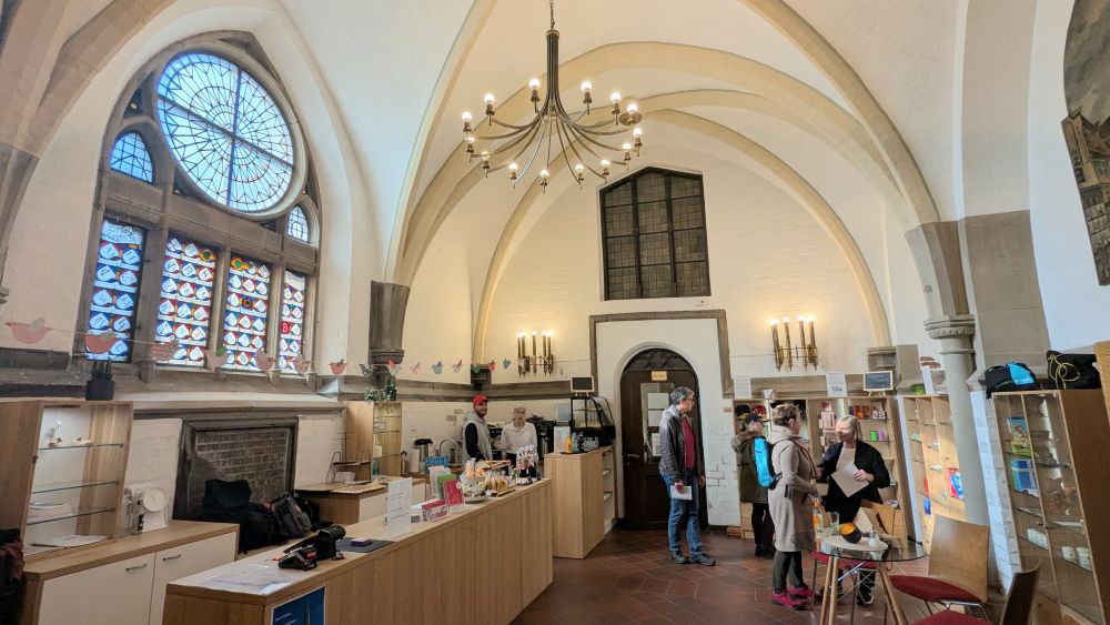 Das Café Petrikirche ist in der historischen Ansgarkapelle untergebracht