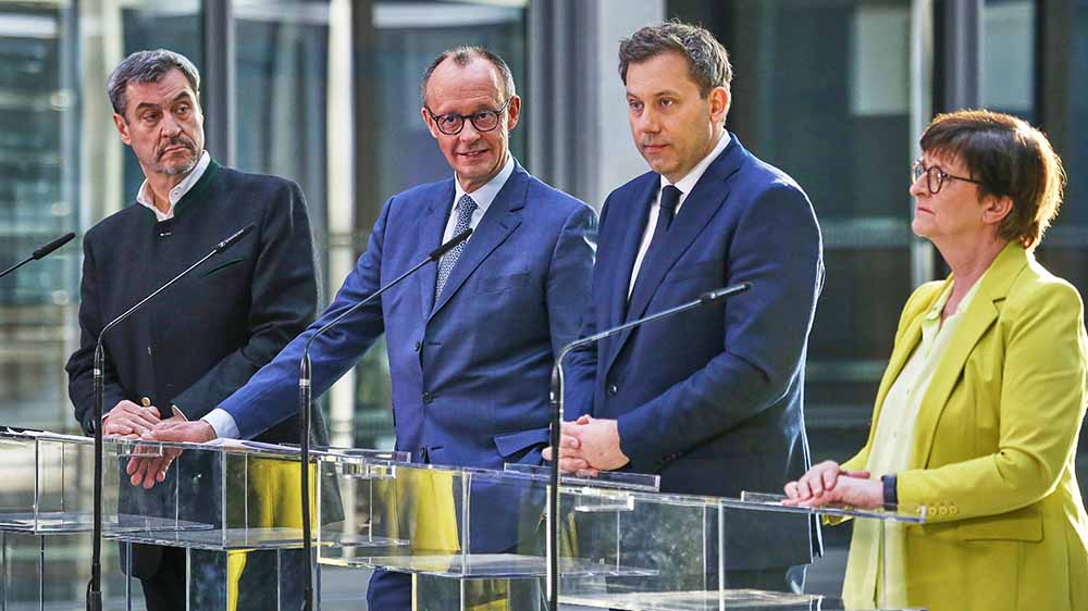 Union und SPD haben sich auf ein Sondierungspapier geeinigt