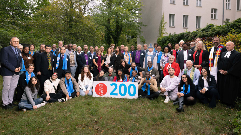 Gruppenfoto des Festes 200 Jahre Berliner Missionwerk 2024