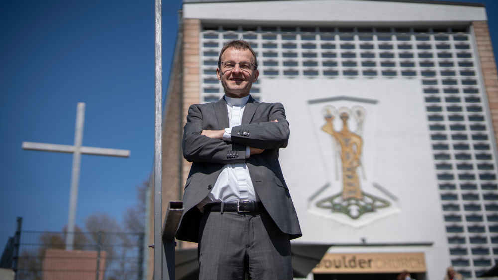 Beim örtlichen Pfarrer Stefan Kümpel stießen die Pläne der "Boulderchurch" auf Zustimmung
