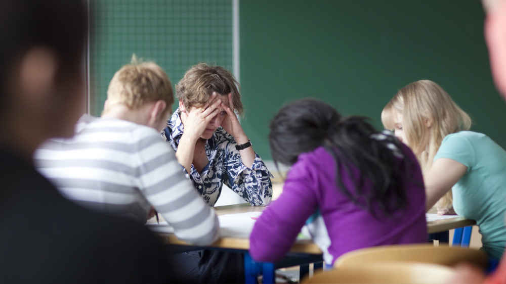Die Zahlen zur Lehrergesundheit sind alarmierend (Symbolbild)
