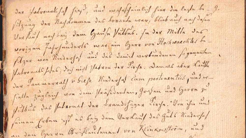 Ein Ausschnitt aus einem Memorabilienbuch