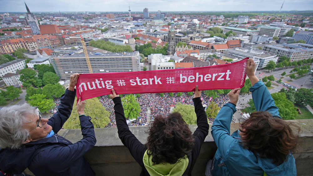 Großveranstaltung und Lagerfeuer: Der Kirchentag von Hannover war beides