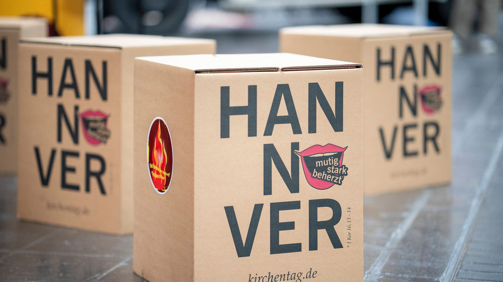 Mehr Kirchentag als der Papphocker geht nicht