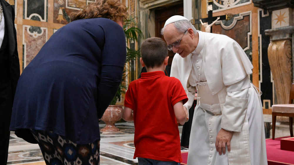 Papst Leo XIV. sieht die Familie als stabile Verbindung zwischen Frau und Mann