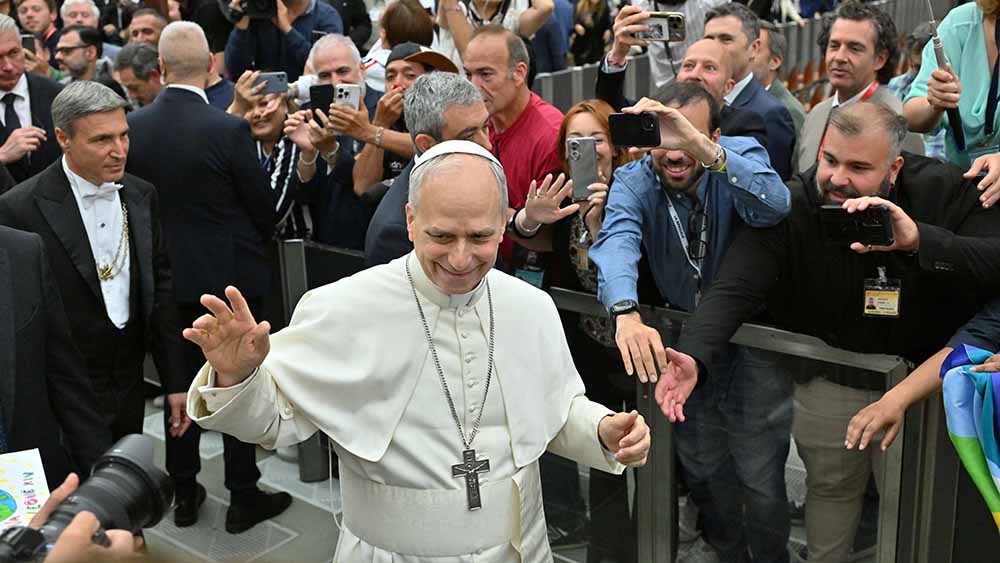 Papst LEo XIV. wird in den ersten Tagen seines Pontifikats gefeiert