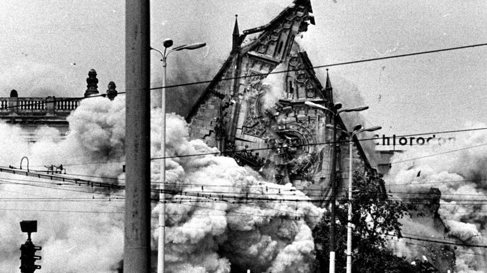 Image - Gedenken an Sprengung der Leipziger Universitätskirche