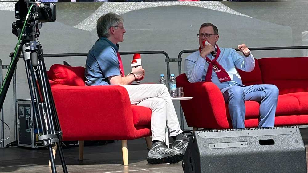 Gerd-Matthias Hoeffchen befragt Bodo Ramelow