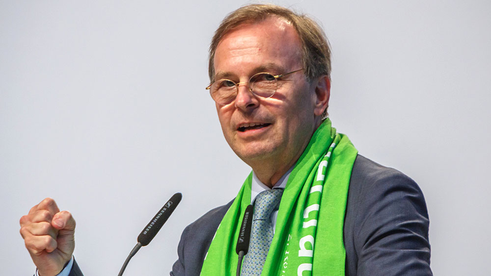 Thomas Rachel im Juni 2019 auf dem Dortmunder Kirchentag