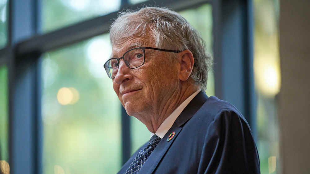 Bill Gates auf einer Veranstaltung von Save the Children Deutschland (Archivbild)