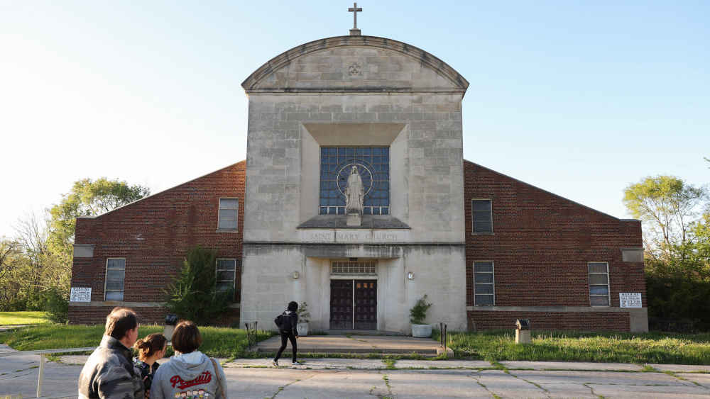 Die ehemaligen St. Mary of the Assumption Church, die Papst Leo XIV. besuchte während er im nahegelegenen Dolton aufwuchs
