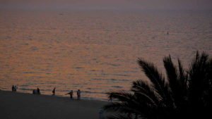 Abendstimmung am Strand von Dubai