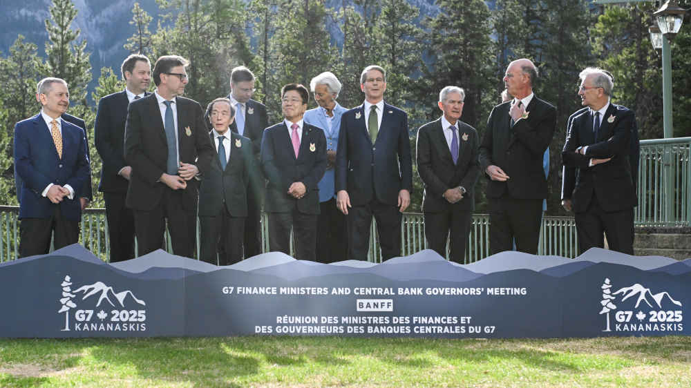 G7-Gipfel in Kanada mit Vertretern der sieben großen Wirtschaftsnationen