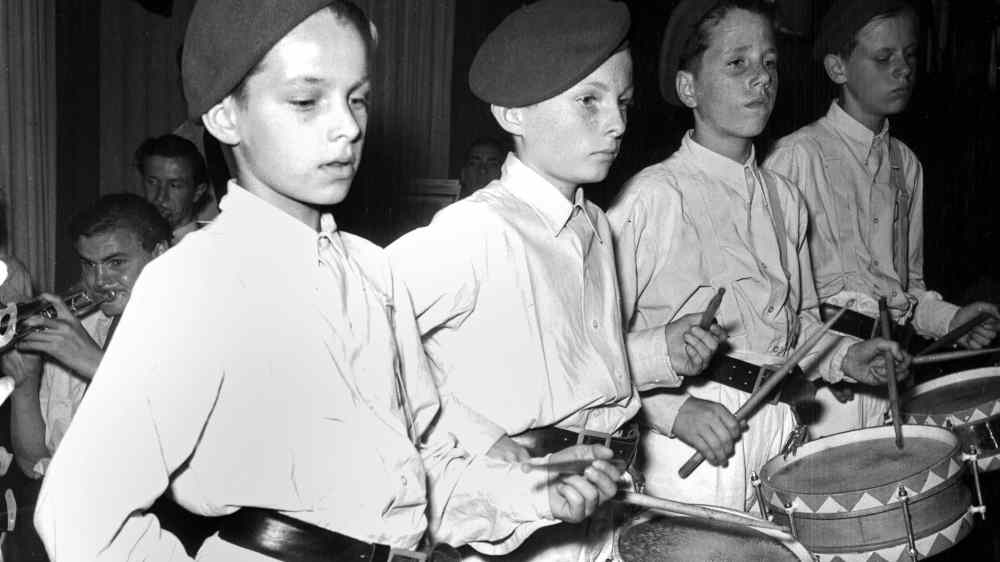 In der Ostpreußenhalle in Berlin gedachten 1955 Königsberger ihrer alten, 700 Jahre bestehenden Heimatstadt