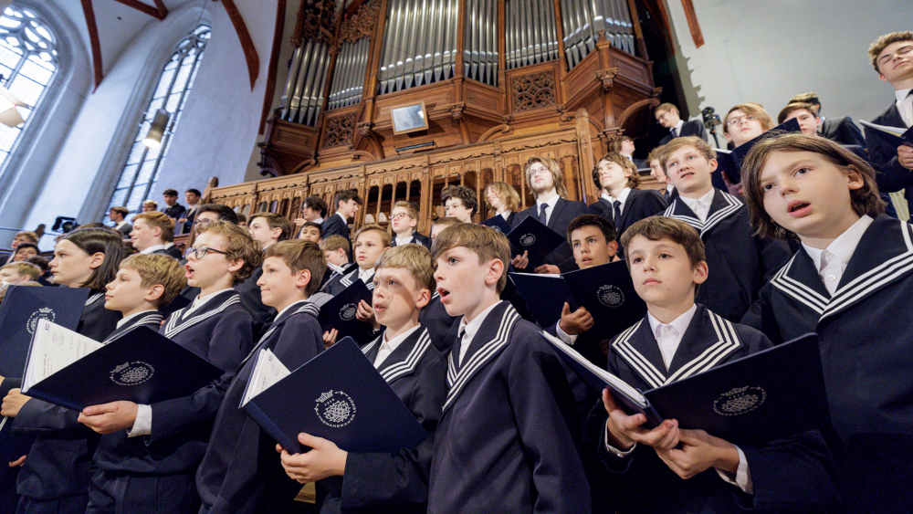 Der Thomanerchor beim Leipziger Bachfest in Jahr 2022 (Archivbild)